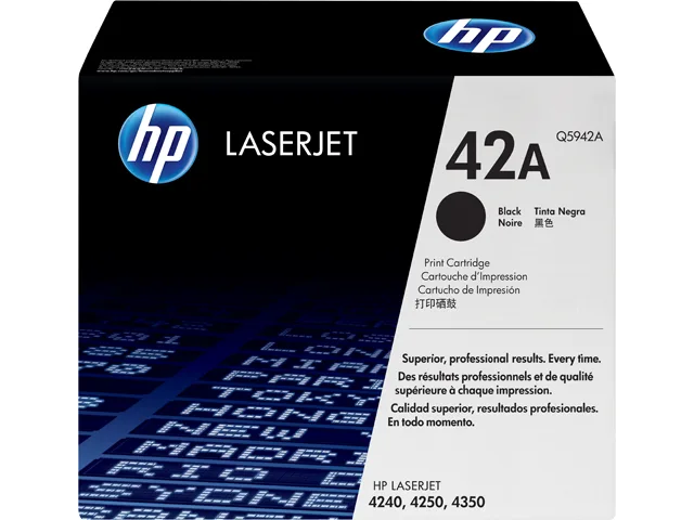 HP HP Q5942A 42A Black Toner Cartridge 10000 Pages — product photo