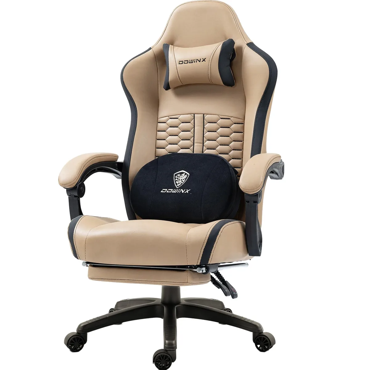 Dowinx Dowinx LS-MB3705 Brown gaming chair 350 lb 90-145° recline — product photo