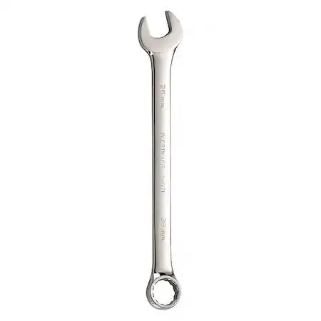 Westward 54RY71 combination wrench 26 mm full polish chrome offset box end