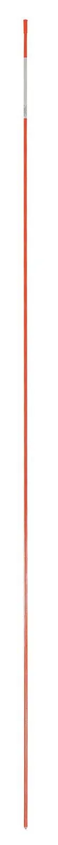 Bundle of twelve orange fiberglass posts each 72 in tall with white tape