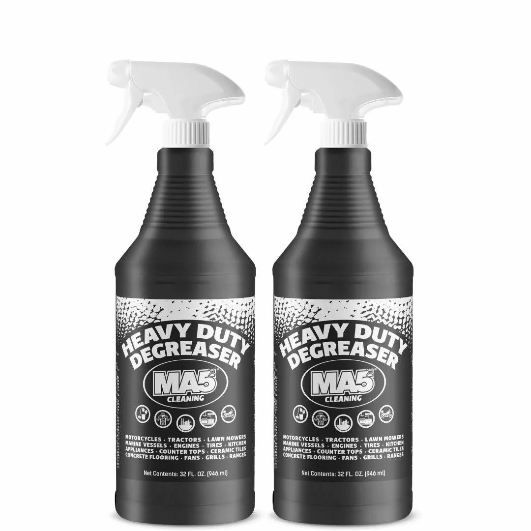  MA5x Heavy Duty Degreaser 32oz Spray Bottle Pack of 2 — product photo