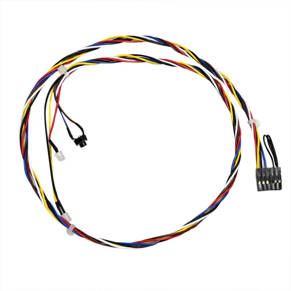 Black internal power cable with USB and HDMI connectors