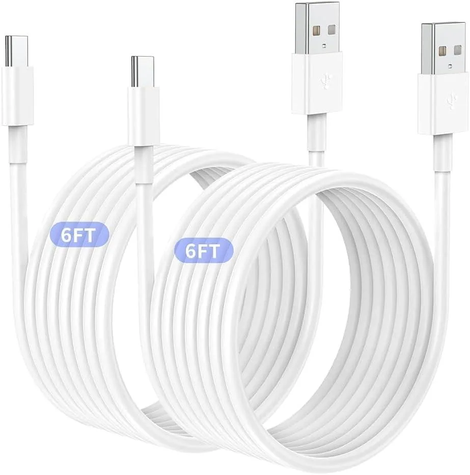 Luisport Luisport 2-Pack 6ft USB-A to USB-C CarPlay Cable accessory — product photo