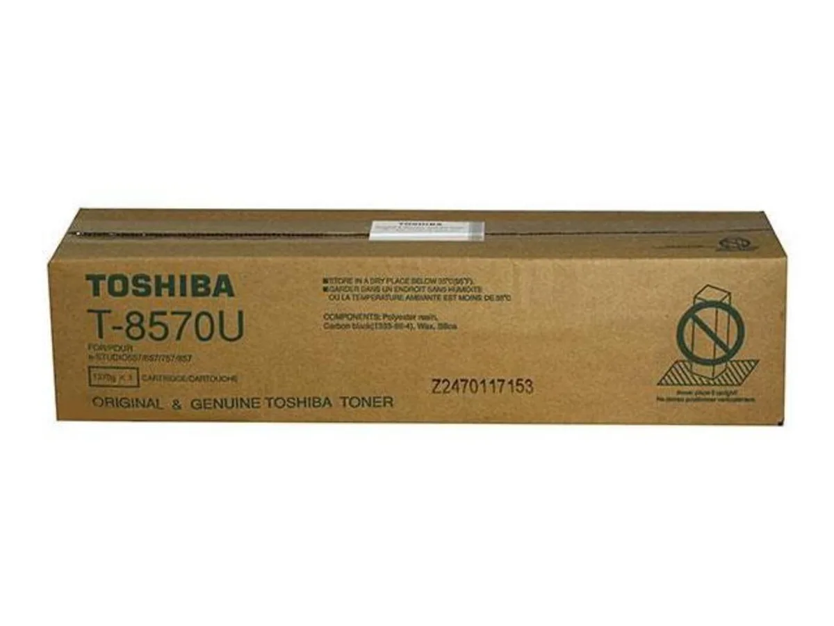 Toshiba Toshiba T-8570U black toner cartridge 73900 pages 5% coverage for E STUDIO 557 657 757 857 — product photo