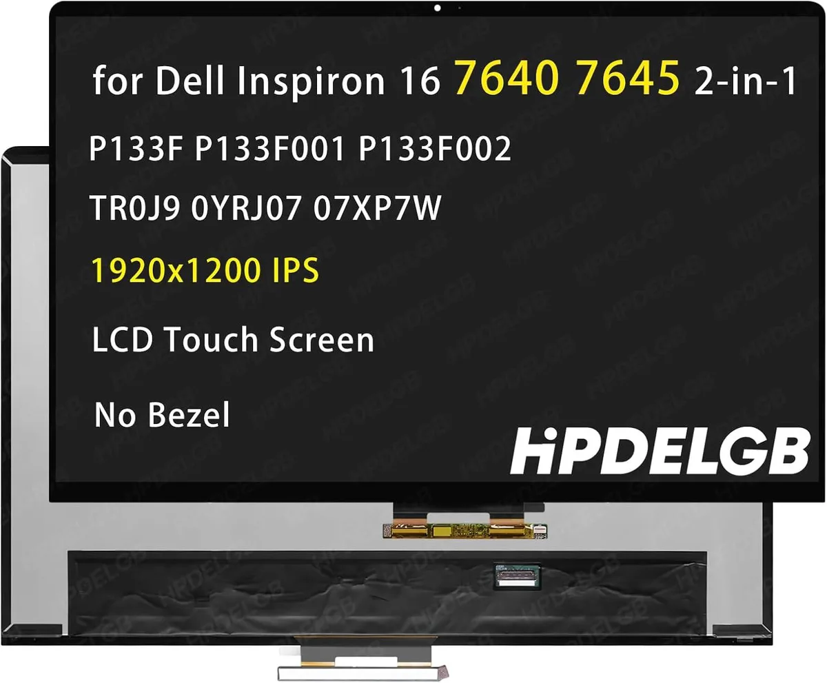 NUOLAISUN NUOLAISUN 16.0" 1920x1200 IPS Touch Screen for Dell Inspiron 16 7640 7645 — product photo