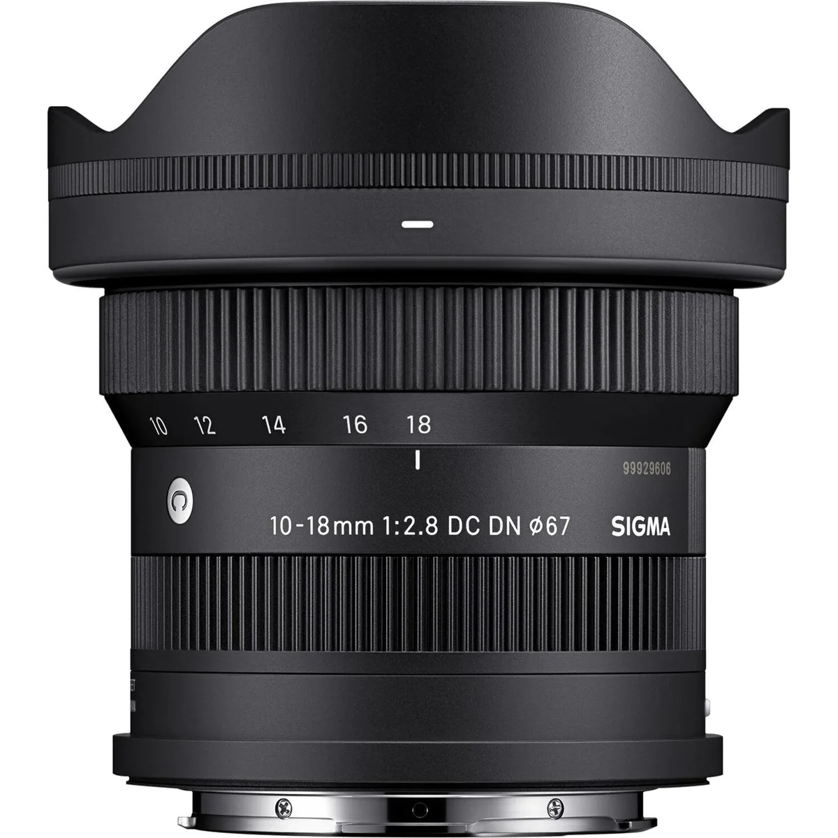 SIGMA SIGMA 10-18mm f/2.8 DC DN Contemporary L-Mount camera lens — product photo