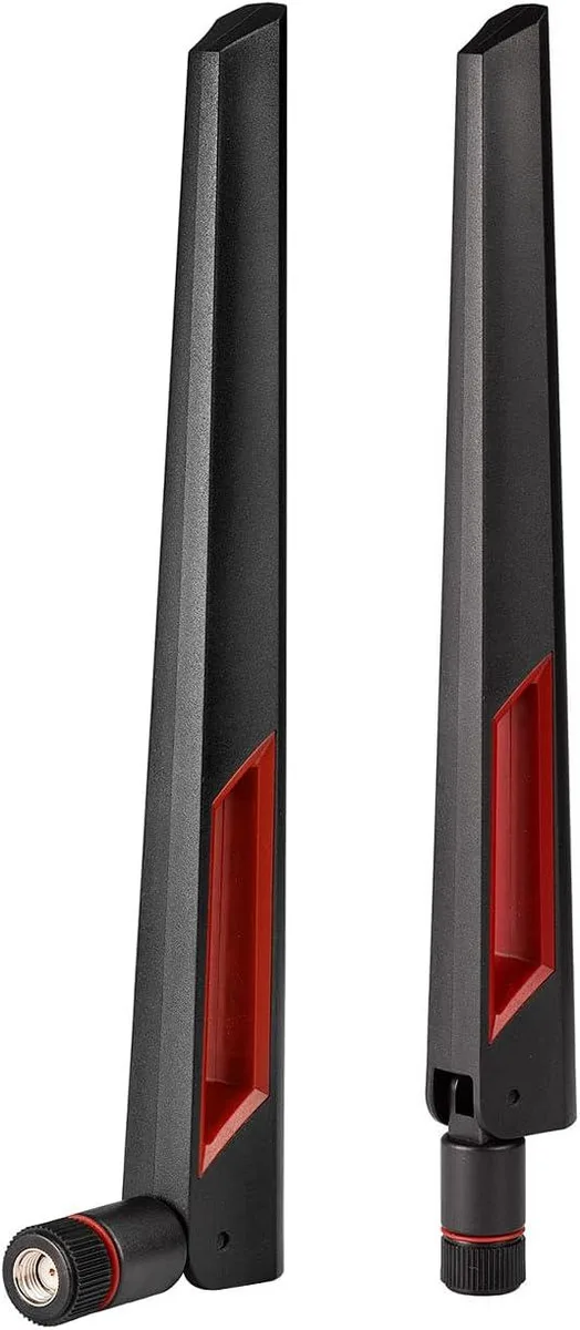BFKK BFKK Dual Band Network Antenna RP-SMA Male 2.4GHz 5.8GHz 8dBi 2pcs — product photo