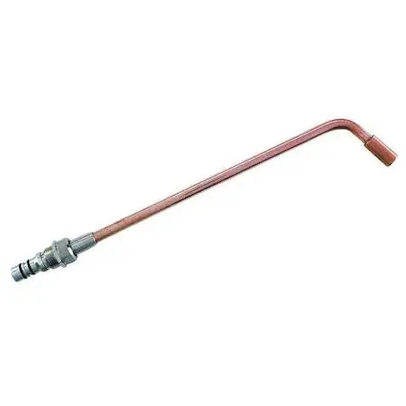 Brass welding heating tip with multi-flame tube head
