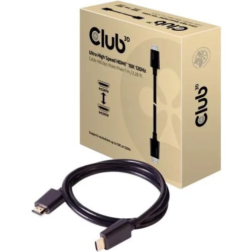 Club3D Club3D CAC-1371 HDMI cable 48Gbps 120Hz 3.28ft — product photo