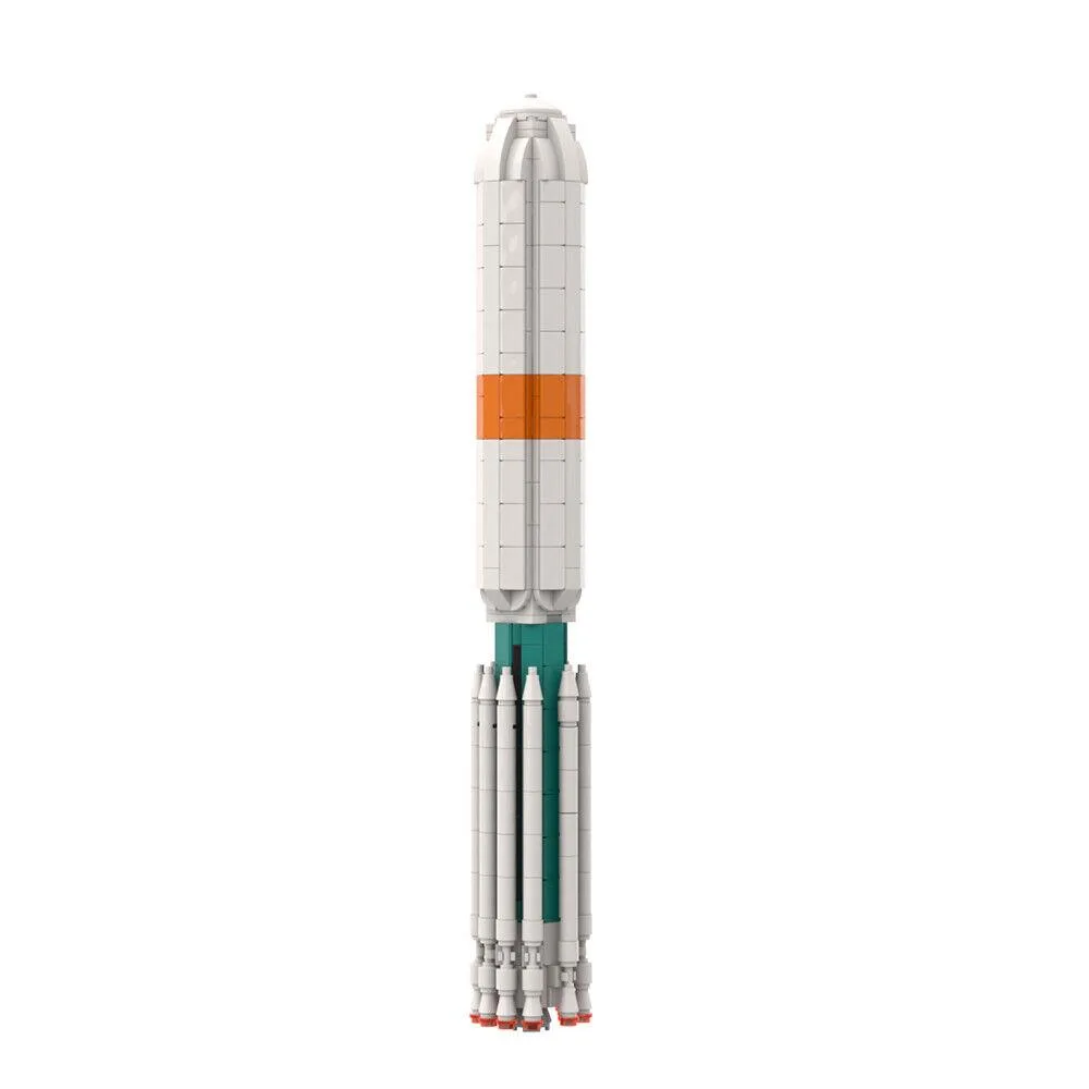 ZITIANYOUBUILD ZITIANYOUBUILD MOC-71855 NASA Delta III Rocket 593 Pieces 1:110 Scale Educational Building Set — product photo