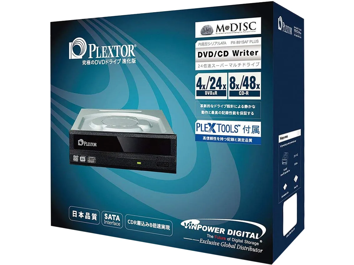 Plextor Plextor PX-891SAF-PLUS-R 24X DVD burner SATA — product photo