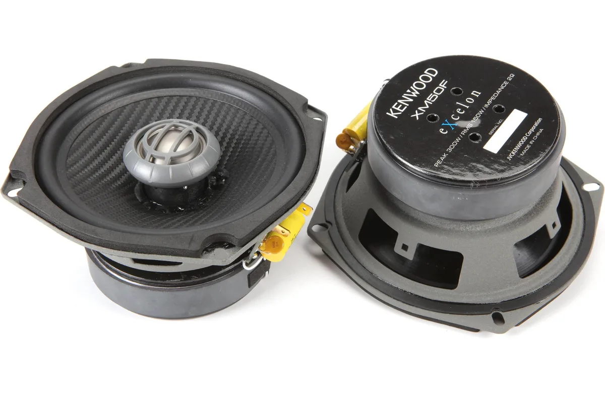 KENWOOD KENWOOD XM50F 5-1/4" 2-way front speakers for Harley Davidson Touring 1998-2013 — product photo