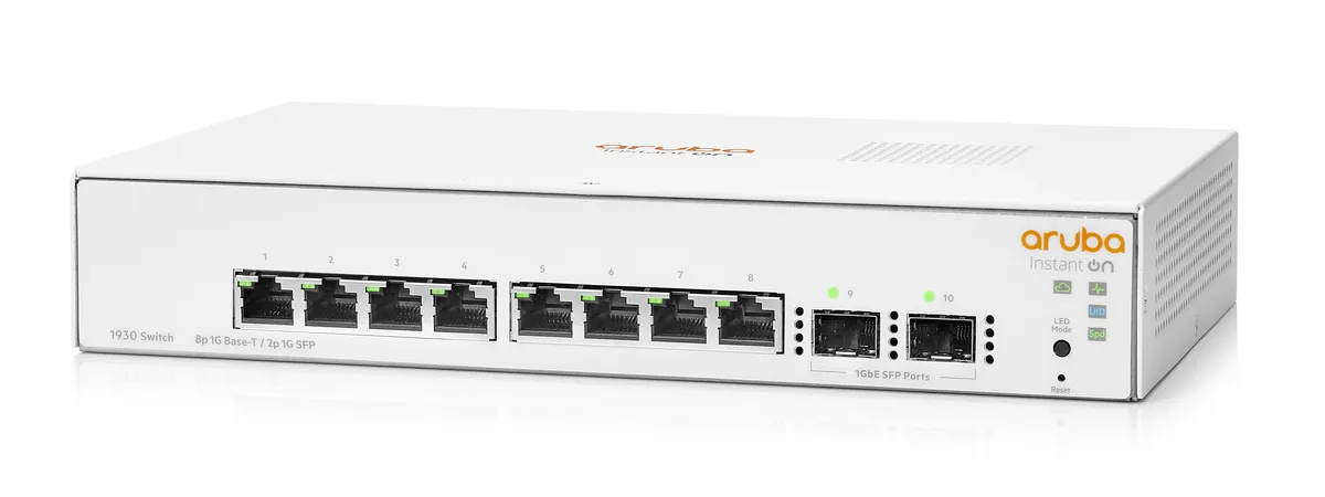 HPE Networking Instant On HPE Networking Instant On Switch 1930 8p Gigabit 2p SFP JL680A#ABA network switch — product photo