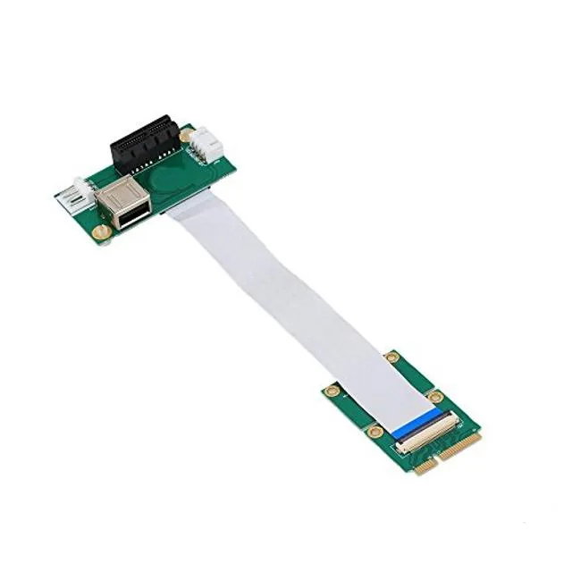 FIFINE FIFINE Mini PCI-E to PCI-E 1X Extension Adapter with USB Riser Card — product photo