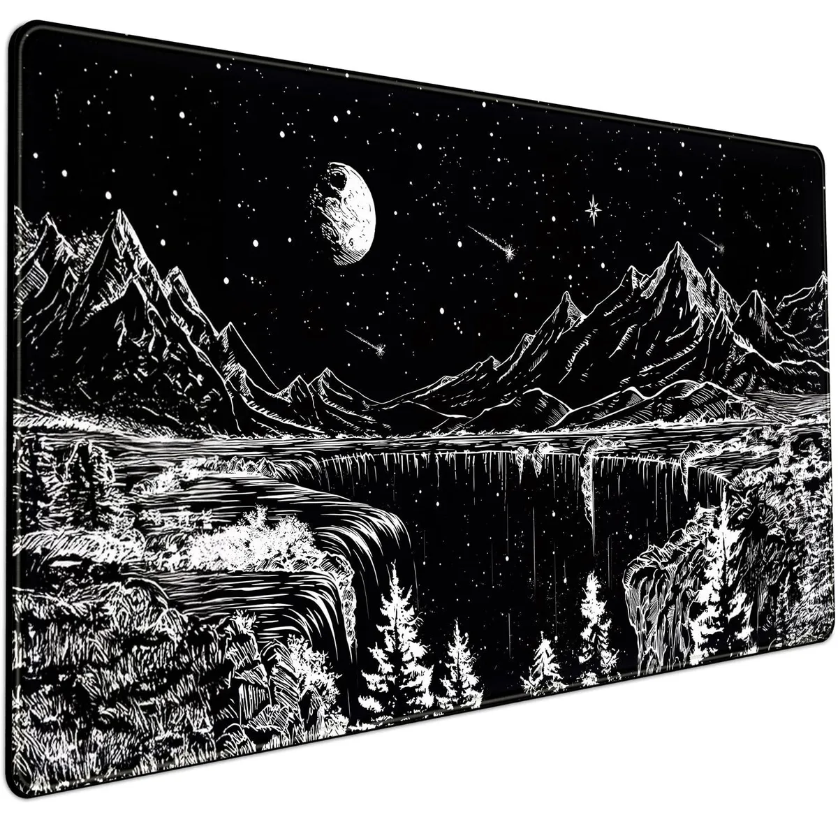 KEHIPI KEHIPI fd687678 mouse pad Night Painting 31.5 x 15.8 in — product photo