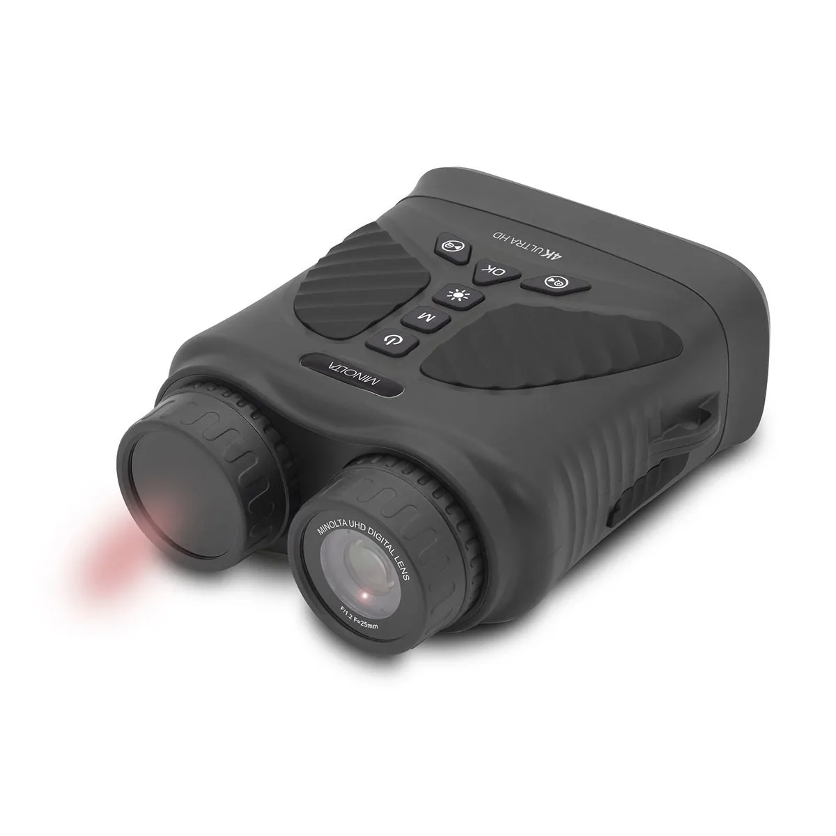 Minolta Minolta MNDM10B 10x25 Digital Night Vision Monocular 4K UHD Camera Black — product photo