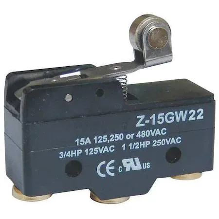 Value Brand Value Brand Snap Action Switch Hinge Roller Lever Actuator SPDT 15 A 480 V — product photo