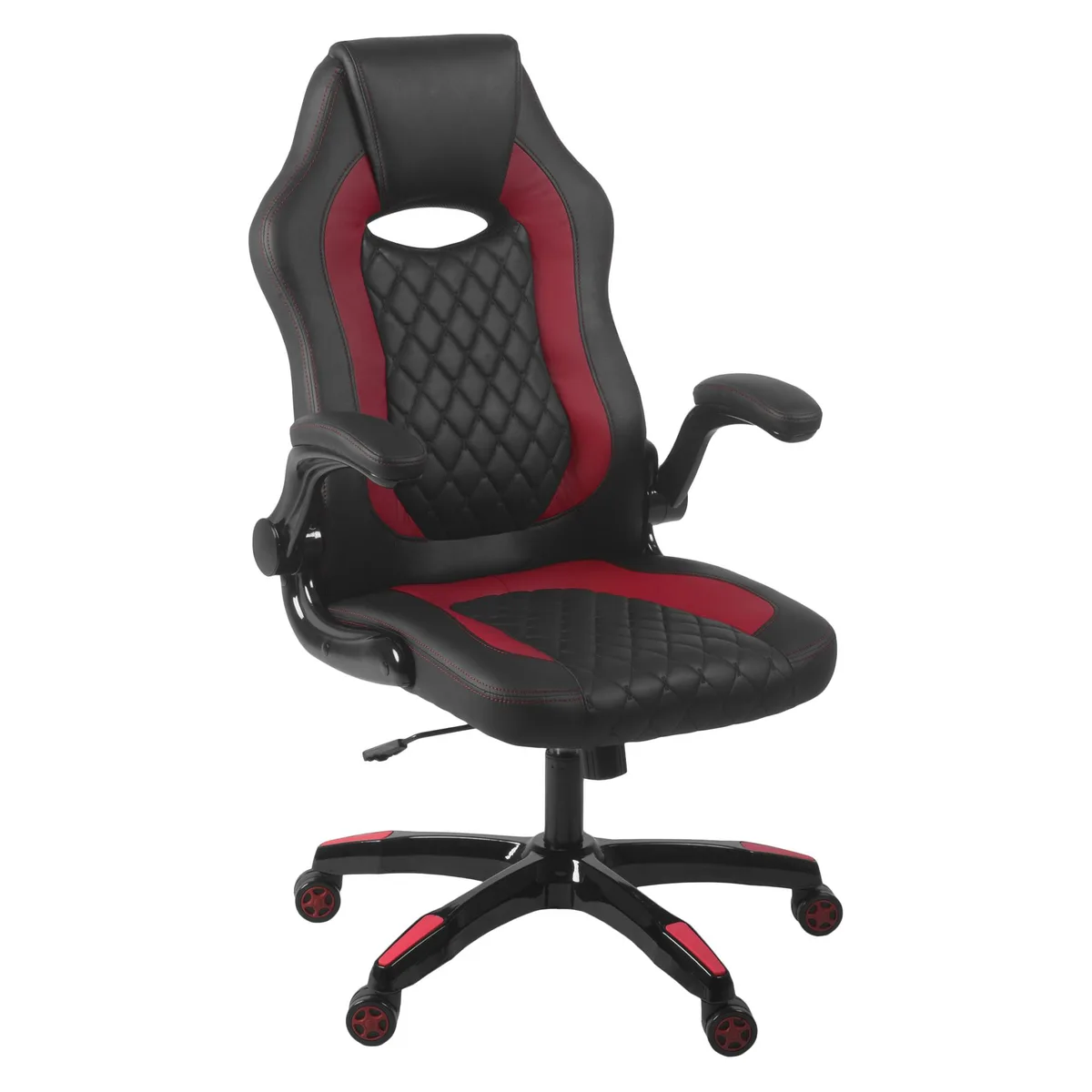 Regency Seating, Inc. Regency Seating, Inc. Archeus Gaming Chair Black/Red Lumbar Support — product photo