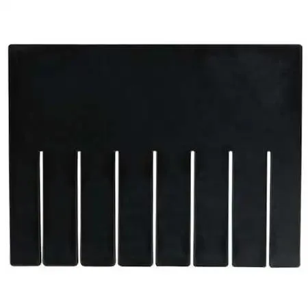 Quantum Storage Systems Quantum Storage Systems DS92080CO Plastic Divider, Black — product photo