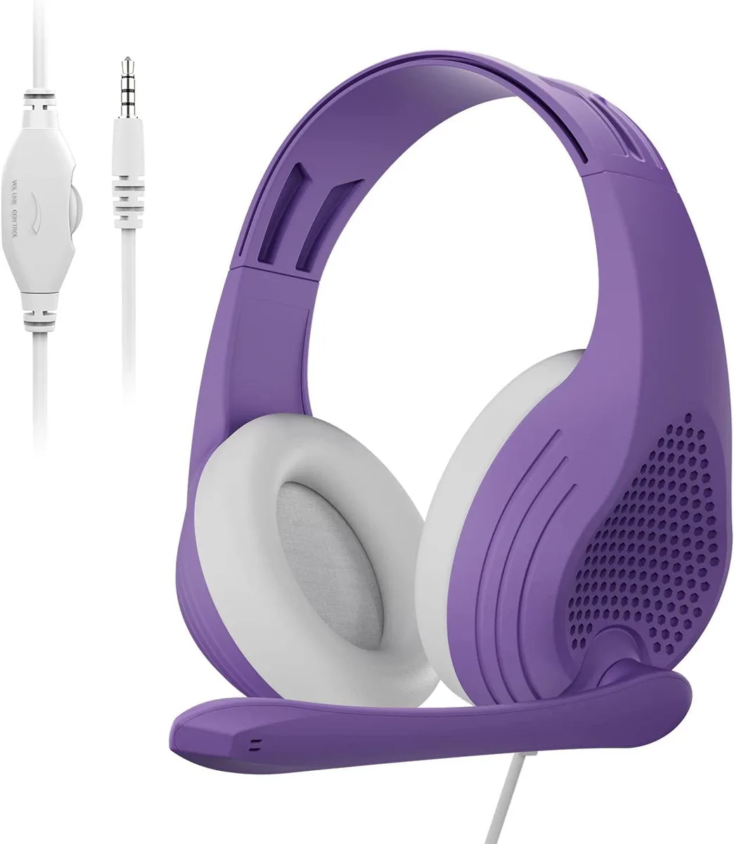 Anivia(China) Anivia(China) A9 Pro Purple Wired Headset 3.5mm 360° Mic — product photo