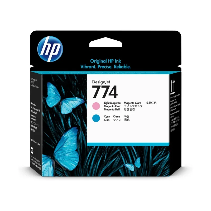 HP HP P2V98A 774 Light Magenta/Cyan DesignJet Printhead — product photo
