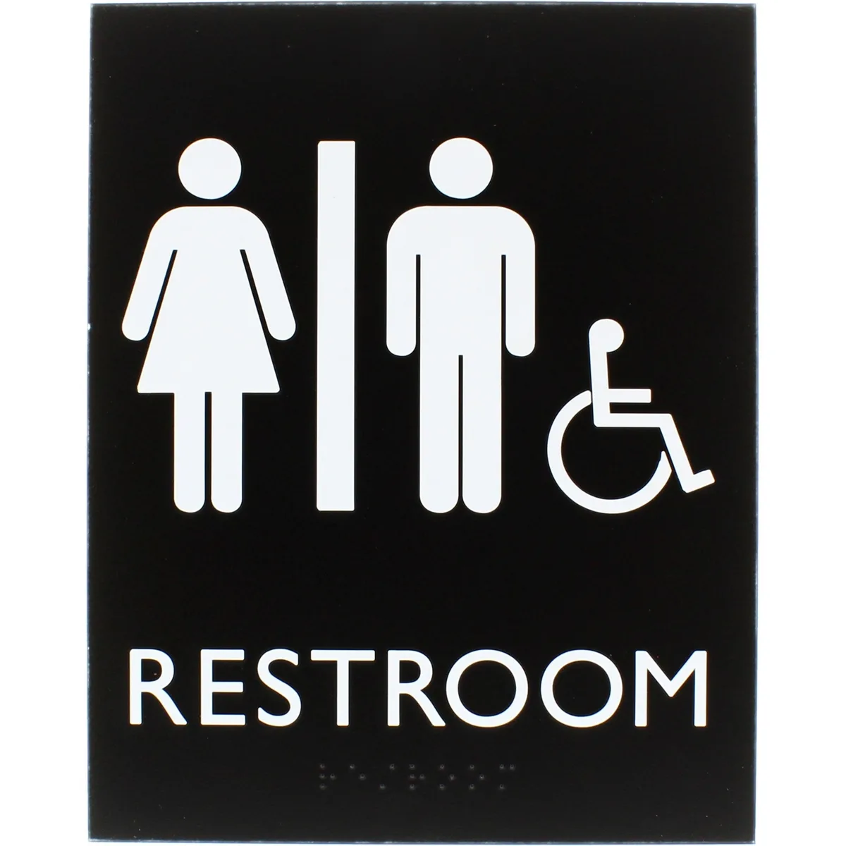 Lorell Lorell 02664 Fan Safety Sign Black — product photo