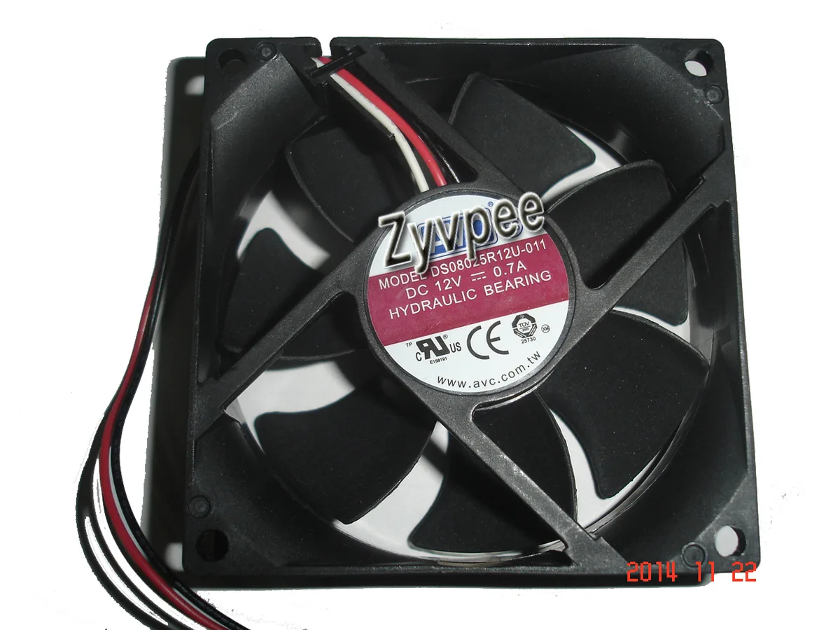 OEM Industries OEM Industries DS08025R12U-011 80mm 12V 0.7A 3-Pin CPU cooler — product photo