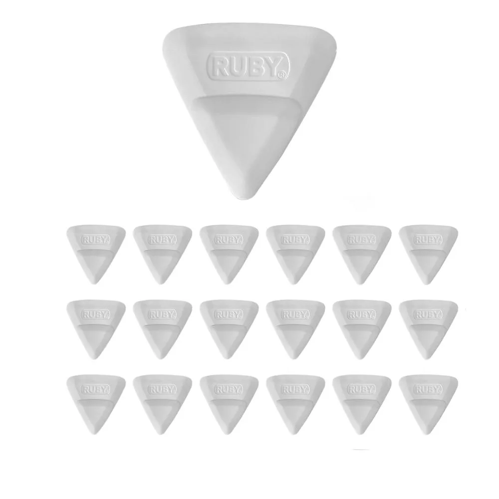 As Seen On TV As Seen On TV 17114-18 Ruby Space Triangles 18-Pc Hanger Hooks White — product photo
