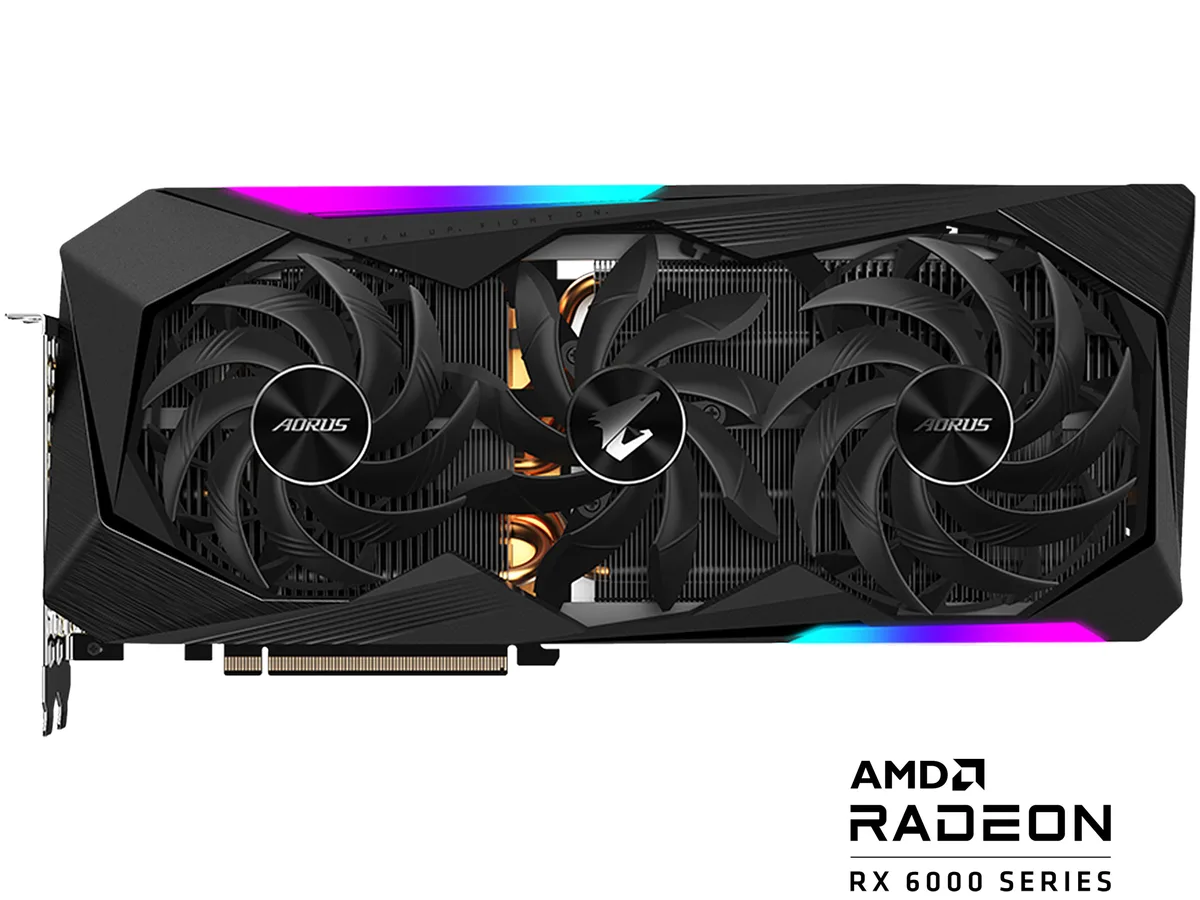 GIGABYTE GIGABYTE GV-R68XTAORUS M-16GD Radeon RX 6800 XT 16GB graphics card — product photo