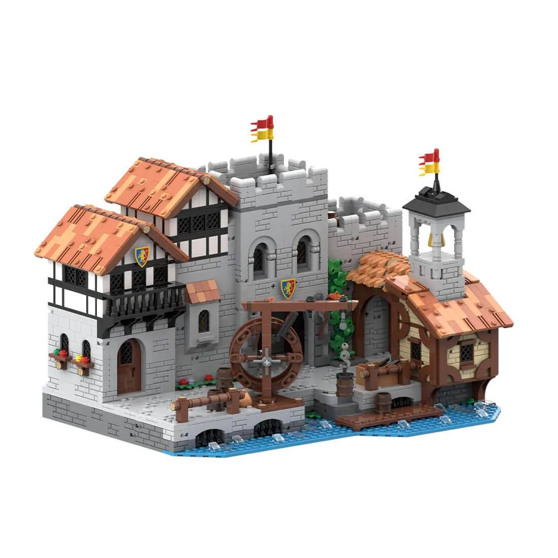 ZITIANYOUBUILD ZITIANYOUBUILD MOC-164496 Lion Knights Harbor 3094PCS Educational Building Set — product photo
