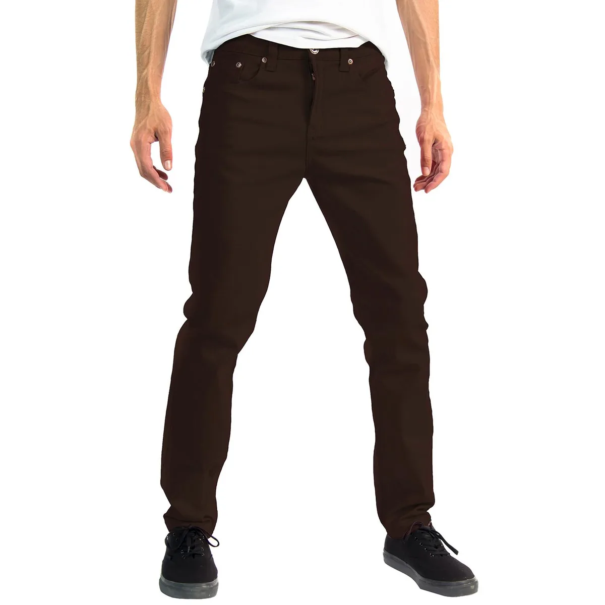 Altatac Altatac Men's Slim Fit Skinny Jeans Brown Size 30 — product photo