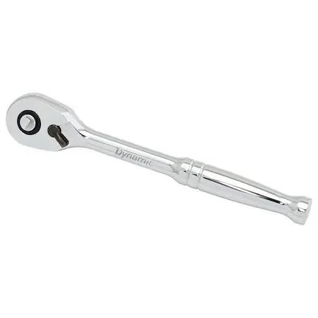 Dynamic D001309 1/4 inch drive 108-tooth chrome ratchet with mirror finish
