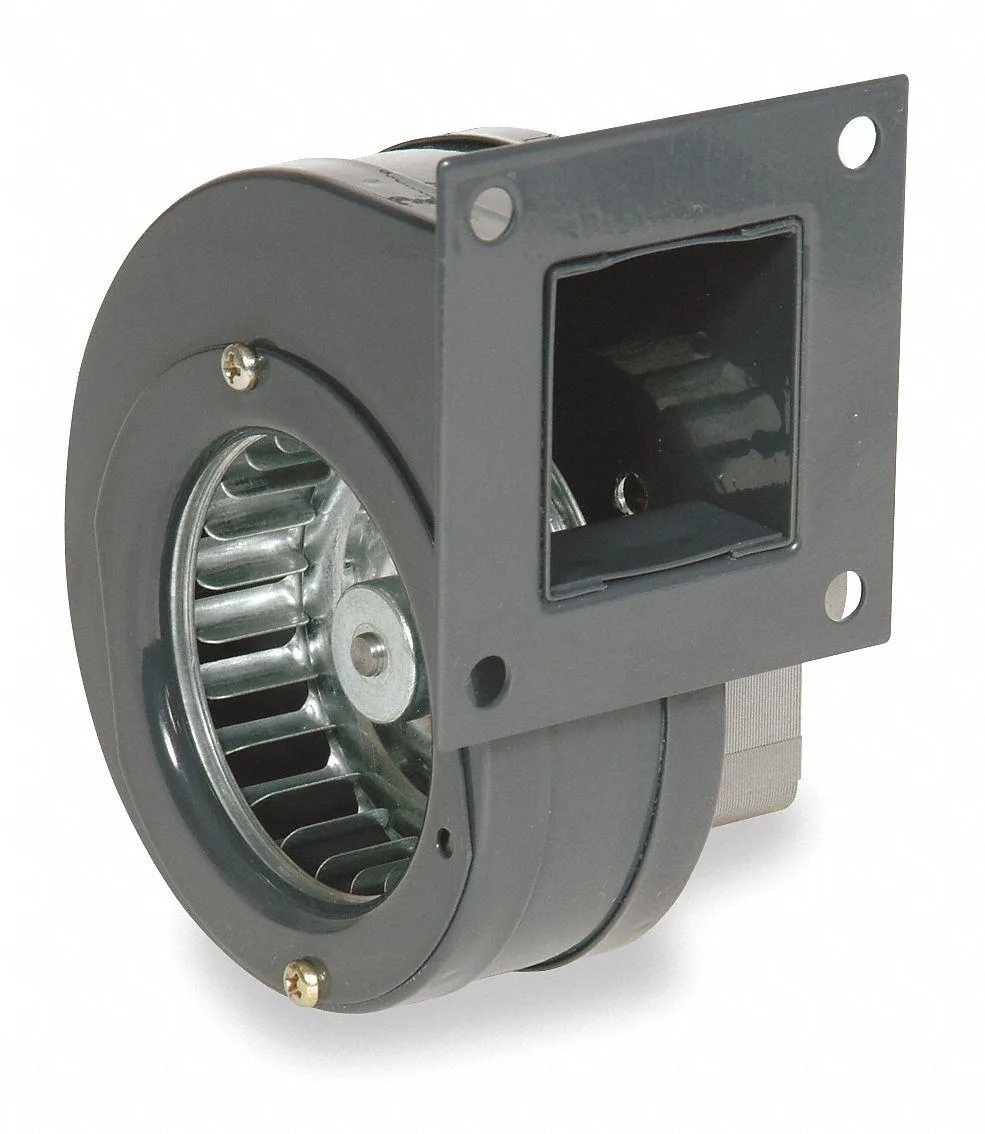 Rectangular steel OEM blower, direct drive, assembled, forward-curved wheel