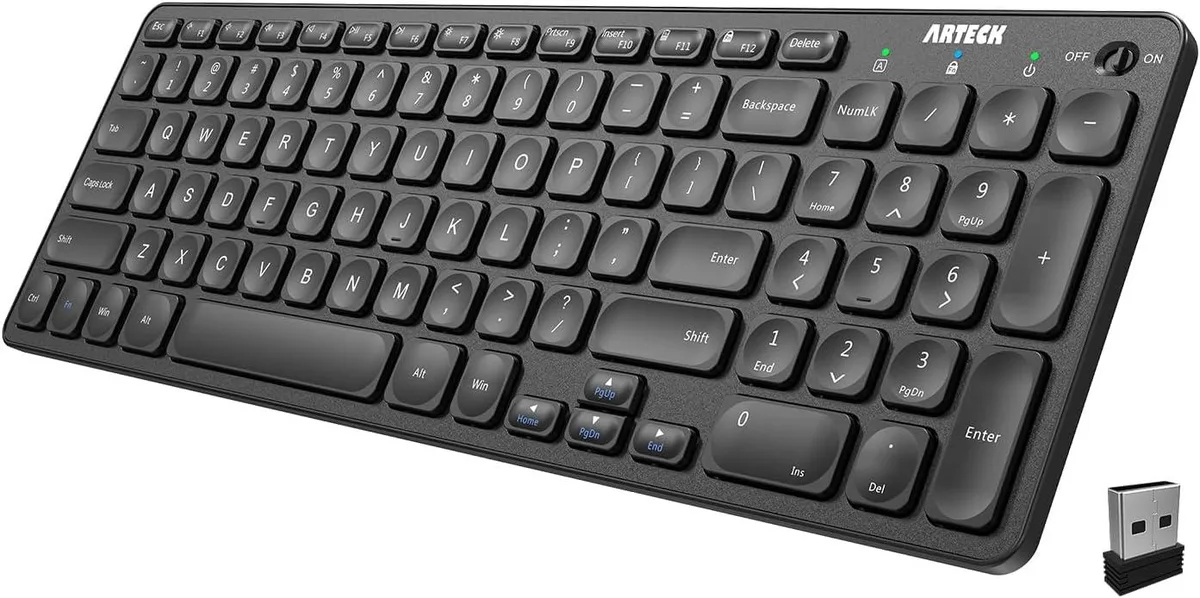 TUKO TUKO 2.4G Wireless Gaming Keyboard Full Size Rechargeable — product photo