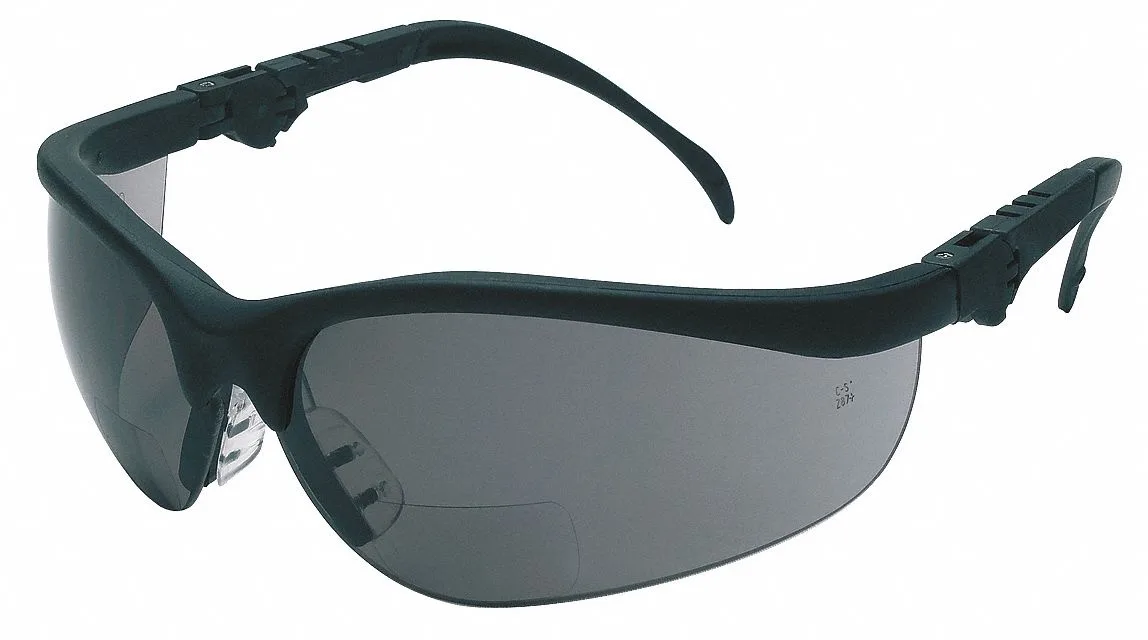 Crews Crews K3H25G +2.5 Gray Polycarbonate Personal Protective Equipment — product photo