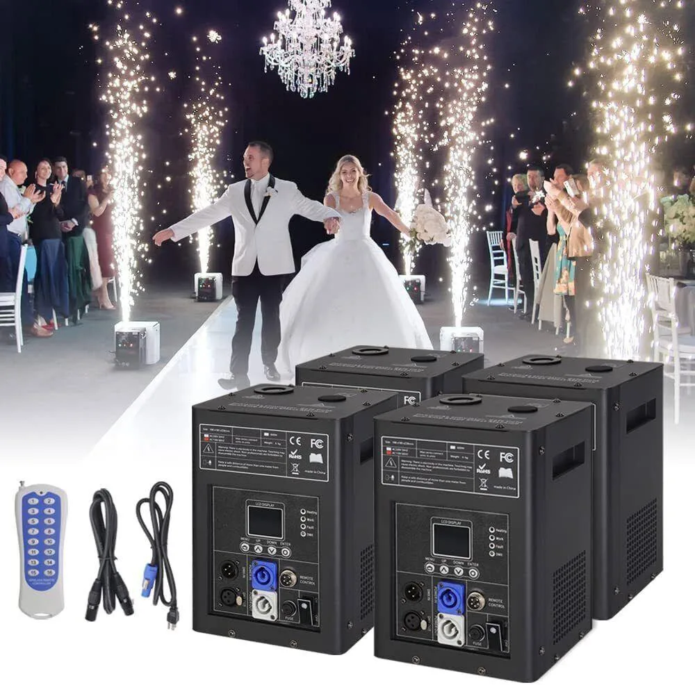 HNZXIB HNZXIB LHJ-001 4PCS LCD Stage Effects Machine 600W DMX dj accessory — product photo