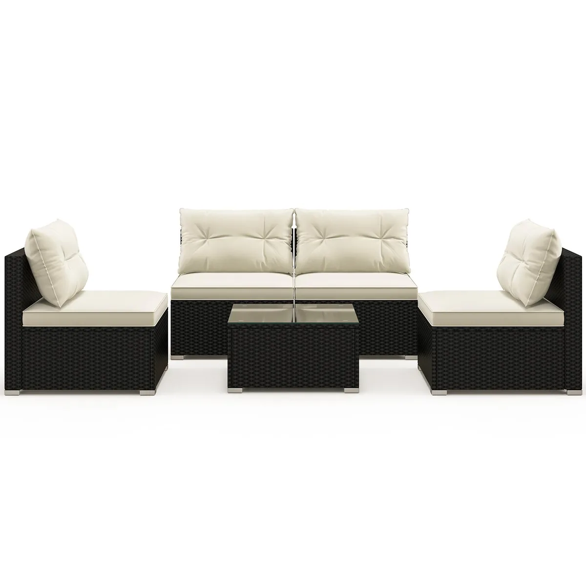 SlickBlue SlickBlue 5-Piece Patio Furniture Set White — product photo