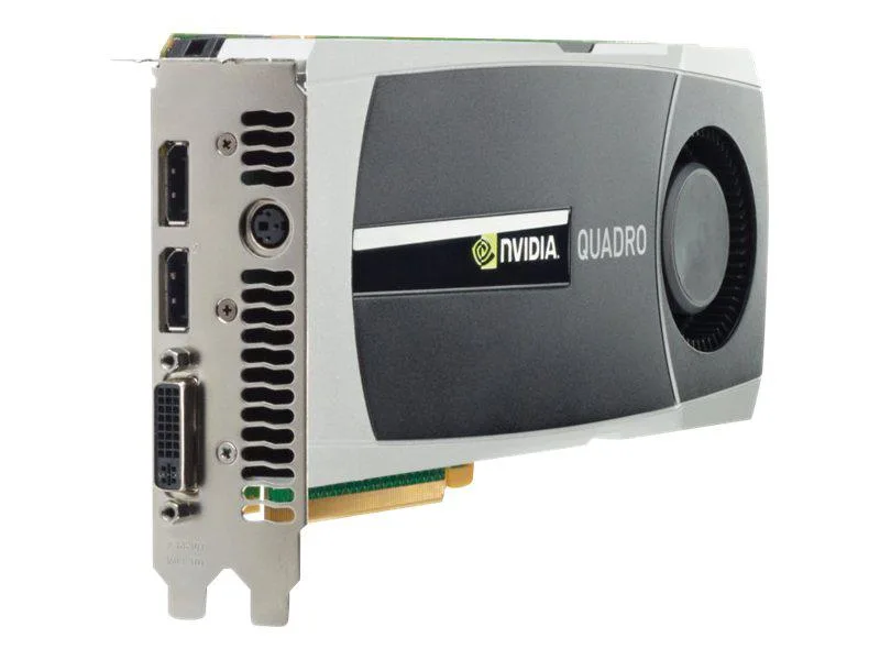 PNY NVIDIA Quadro 5000 graphics card with dual DVI and DisplayPort outputs