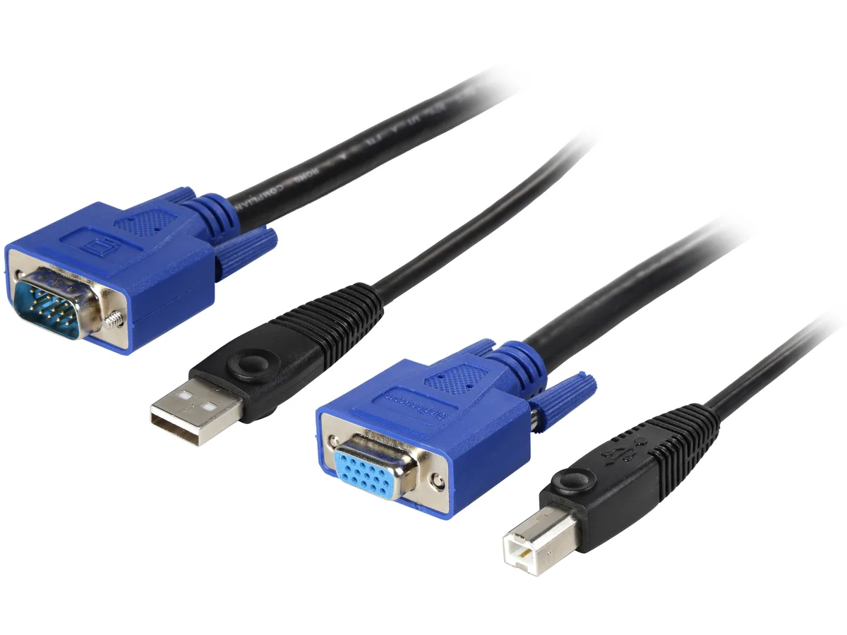 STARTECH STARTECH SVUSB2N1_15 15 ft USB VGA KVM cable — product photo