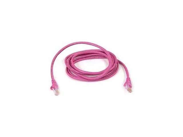 Belkin Belkin A3L980-25-PNK-S Cat 6 network ethernet cable 25 ft pink — product photo