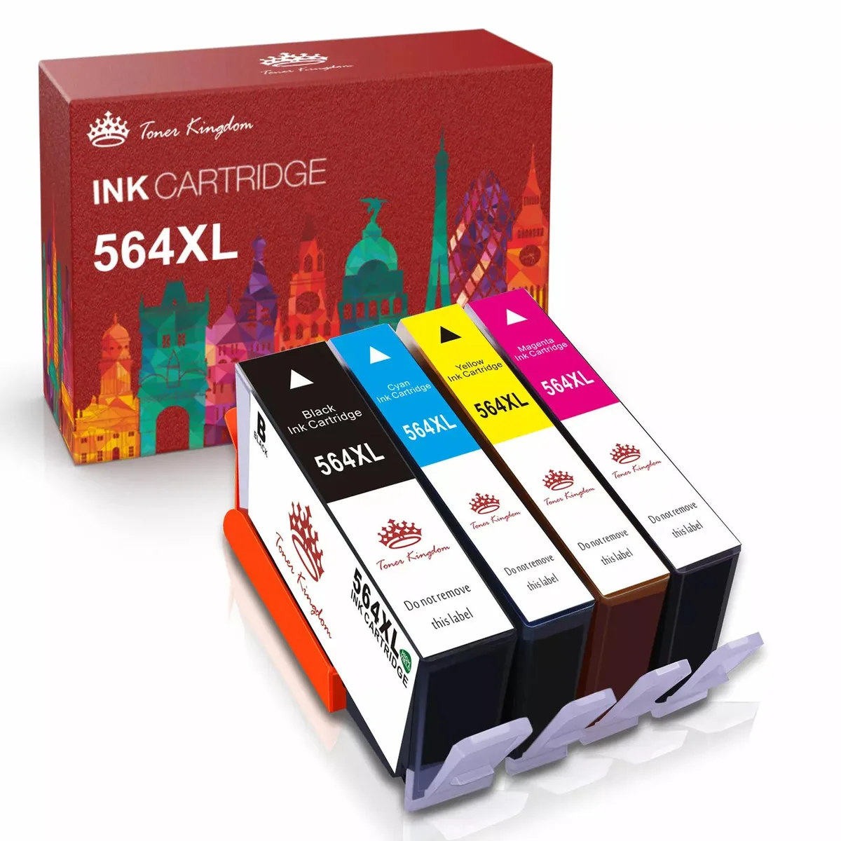 V4ink V4ink 564XL 4PK Ink Cartridge Set Black Cyan Magenta Yellow — product photo