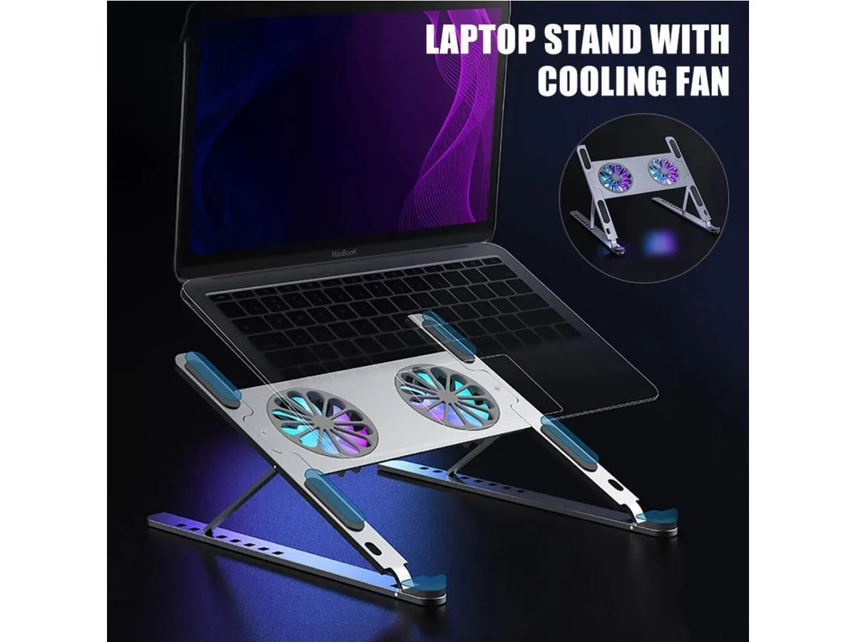 IXJYLCPC IXJYLCPC Foldable Laptop Cooling Pad 2 Fans 11-17.3 — product photo