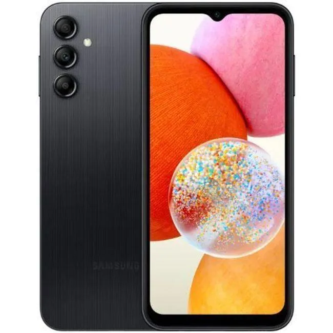 SAMSUNG SAMSUNG Galaxy A14 5G 64GB 4GB RAM Black cell phones - unlocked — product photo