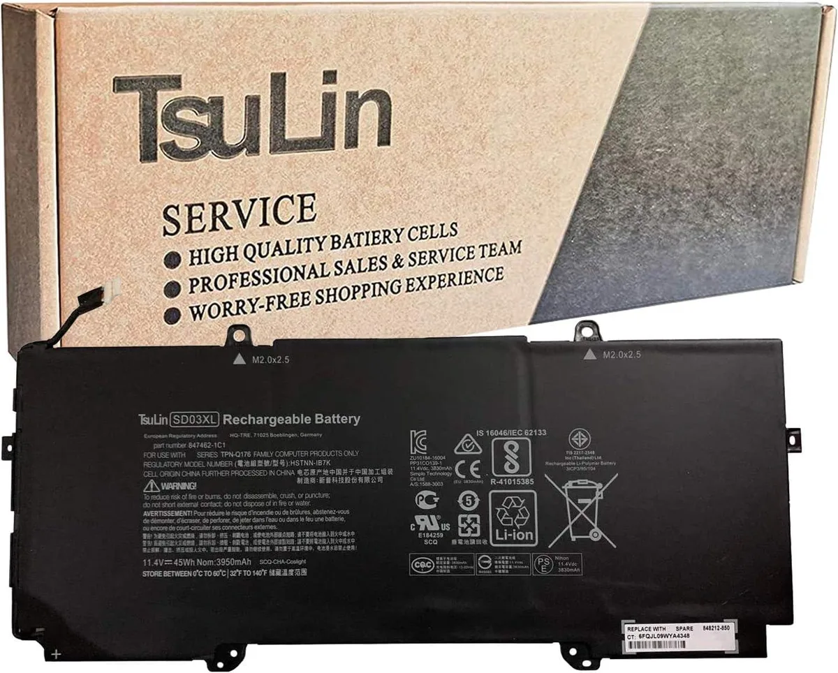 NShi NShi SD03XL 11.4V 45Wh 3950mAh laptop battery — product photo