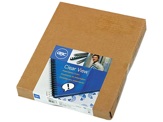 GBC GBC 2020025 Clear View Binding Cover 11 x 8-1/2 Clear 100/Box — product photo