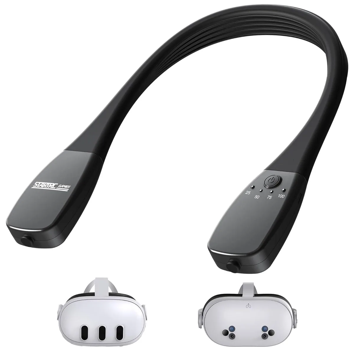 BONAEVER BONAEVER 10000mAh Hanging Neck Battery Pack Black — product photo