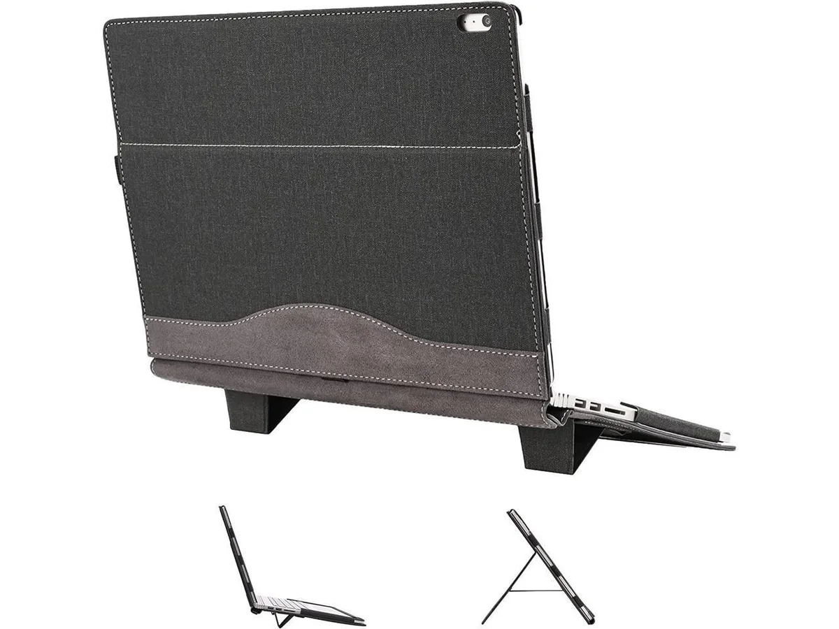 BONAEVER BONAEVER 15 inch Surface Book 3 / 2 PU Leather Case with Stand &amp; Pencil Holder — product photo