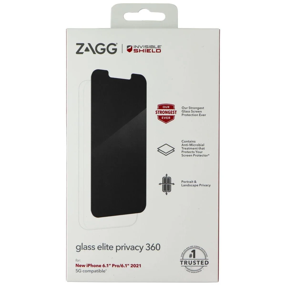 ZAGG ZAGG Glass Elite Privacy 360 cover for iPhone 13 Pro and 13 — product photo