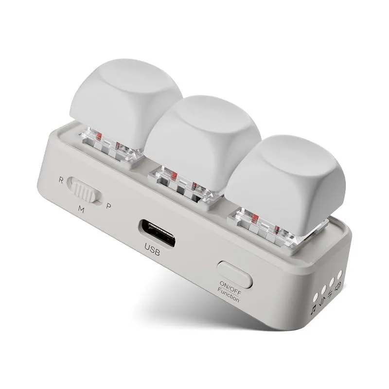  HanlinYue Free3 Wireless Page Turner Remote Control (White) — product photo