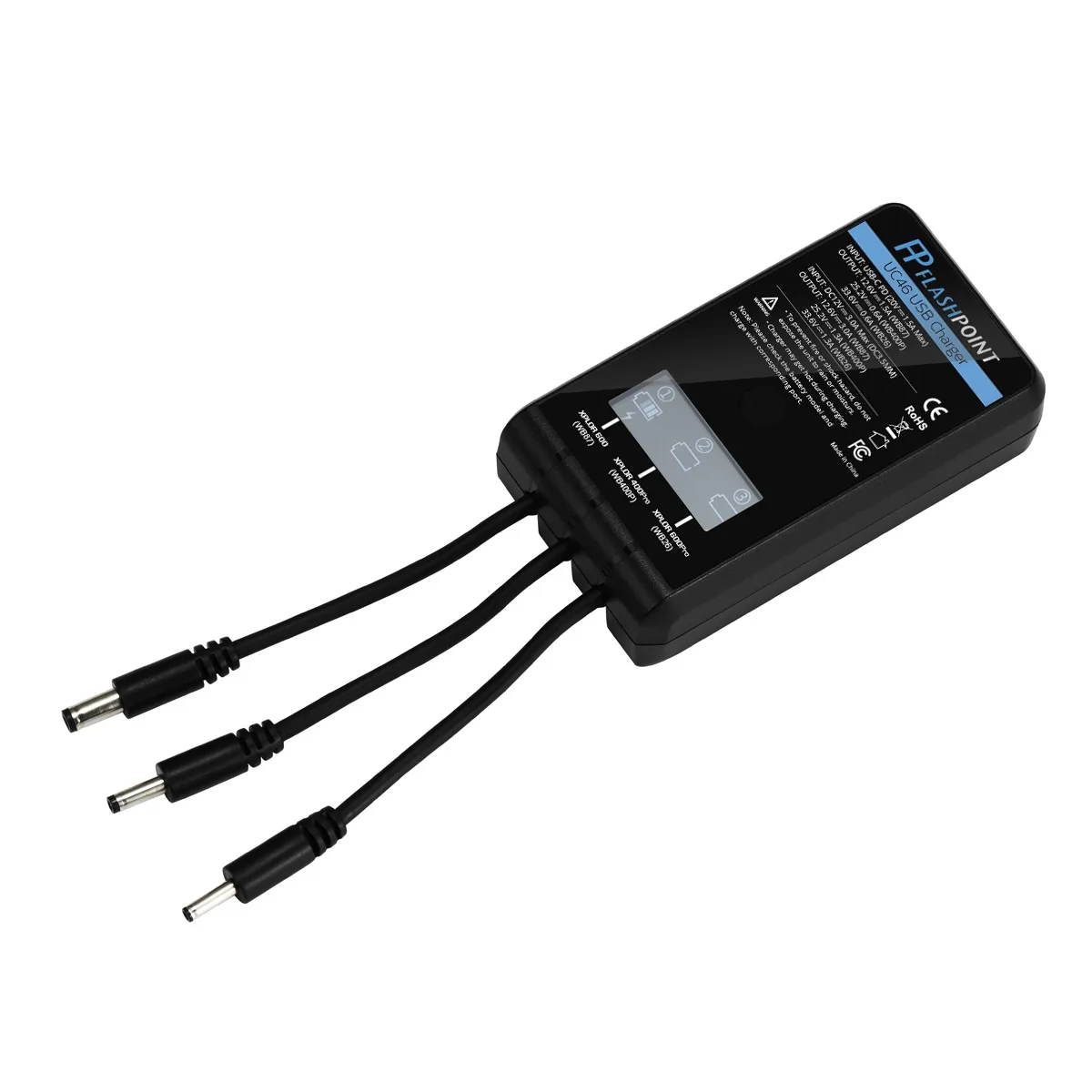 Flashpoint Brand Flashpoint UC46 Multi Battery Charger for XPLOR 600 600Pro 400 Pro — product photo